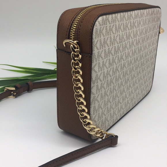 MICHAEL KORS LG EW CROSSBODY Bag Vanilla - Picture 2 of 8